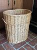 Three Woven Rattan Laundry Hampers - 7