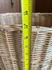 Three Woven Rattan Laundry Hampers - 9