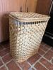 Three Woven Rattan Laundry Hampers - 10