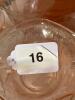 Pink Depression Glass Tableware Assortment - 10