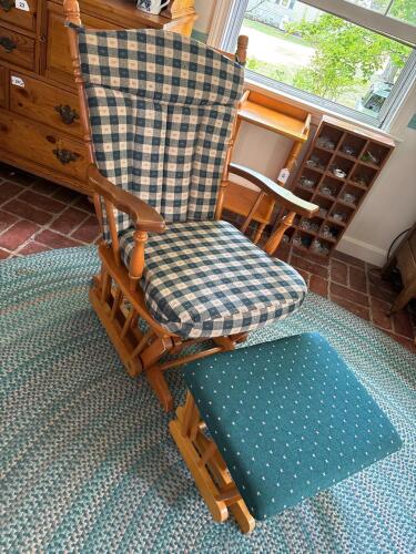 Eagle by Dutailier Glider Rocker and Ottoman