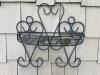 Black Wrought Iron Wall Planter