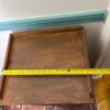 Small Four-Drawer Wooden Chest - 12