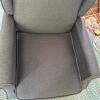 Dark Gray Upholstered Wingback-Style Push-Back Recliner - 6