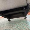 Dark Gray Upholstered Wingback-Style Push-Back Recliner - 8
