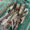 Assorted Silverplate and Stainless Tableware Lot - 12