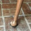 Oval Wood Dining Table with Turned Legs - 4