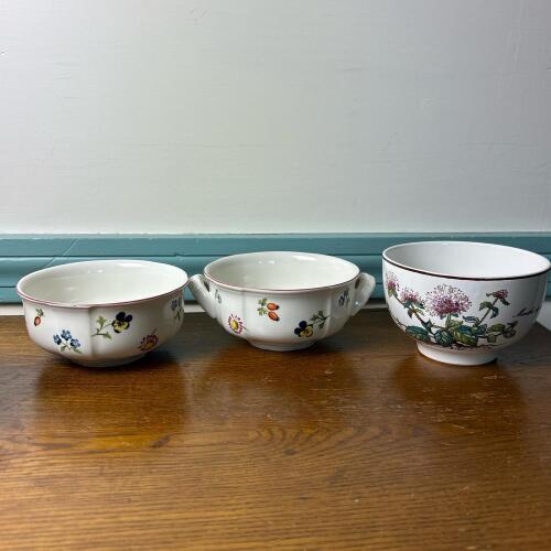 Villeroy and Boch Floral Small Bowl Trio