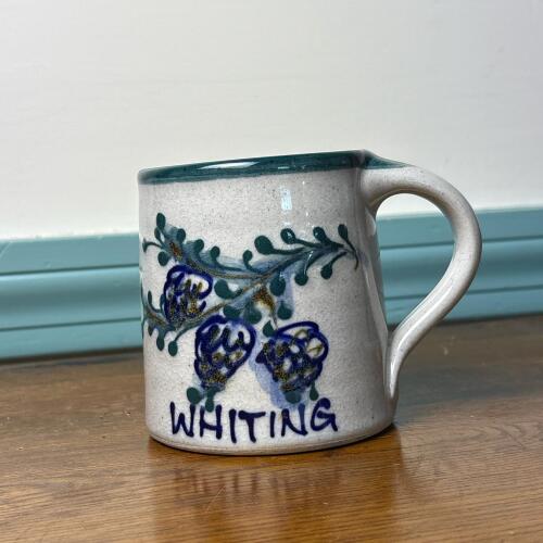 Great Bay Pottery Mug With Blueberry Design - Whiting 2007