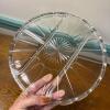 Everedy Metal Party Server with Divided Glass Tray - 10