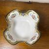 Noritake Porcelain Footed Bowl with Floral Motif - 3