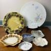 Assorted CeramicPlates and Dishes in Mixed Patterns