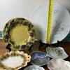 Assorted CeramicPlates and Dishes in Mixed Patterns - 6