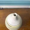 Studio Pottery Pastel Banded Vase, Signed - 2
