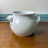 Signed Floral Studio Pottery Planter with Handles - 4