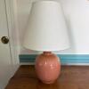 Ceramic Table Lamp With Cream Shade - 3