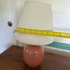 Ceramic Table Lamp With Cream Shade - 7
