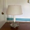Electric Candle-Style Table Lamp with Fabric Shade - 2