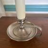 Electric Candle-Style Table Lamp with Fabric Shade - 5