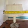 Electric Candle-Style Table Lamp with Fabric Shade - 7