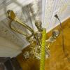 Brass Fireplace Tool Set with Stand - 5