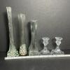 Glass Vases and Candlestick Holders - 5