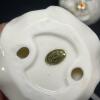 Porcelain Christmas Ornaments with Gold Trim and Jewels - 3