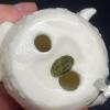 Porcelain Christmas Ornaments with Gold Trim and Jewels - 4