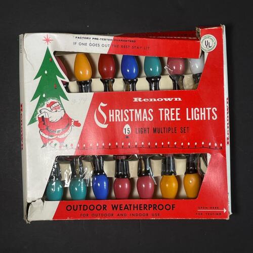 Renown Christmas Tree Lights 15 Light Multiple Set