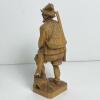 Hand-Carved Wood Hunter Figurine in Alpine Style by Anbo Flacker - 2