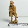 Hand-Carved Wood Hunter Figurine in Alpine Style by Anbo Flacker - 7