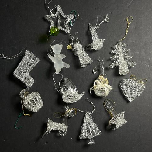 Glass Christmas Ornaments Assortment