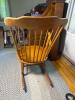 Windsor-Style Wooden Rocking Chair - 3