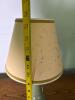 Green Ceramic Table Lamp With Cream Floral Shade - 4