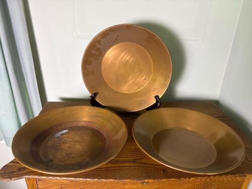Hudson Bay Limited Hand Made Brass Chargers