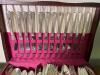 Assorted Silverplate Flatware and Serving Pieces in Wooden Case - 3