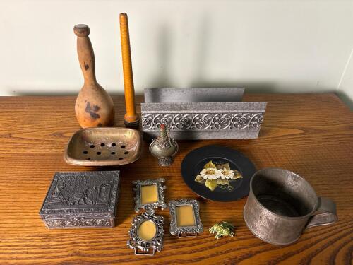 Assorted Vintage Decorative and Household Items