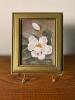 5"x7" Oil on Canvas White Flower Still Life Painting