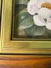 5"x7" Oil on Canvas White Flower Still Life Painting - 6