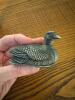 Three Miniature Metal Bird Figurines and Trophy-Style Cup - 3