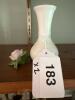 Porcelain Flower Vase and Rose Figurine, Handpainted Floral Style - 6