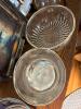 Assorted Silverplate Chrome and Glass Serving Pieces - 4