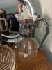 Assorted Silverplate Chrome and Glass Serving Pieces - 6