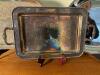 Assorted Silverplate Chrome and Glass Serving Pieces - 8