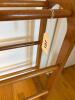 Wooden Quilt Rack Stand in Traditional Style - 5