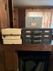 Slide Storage Cabinet, Kodak Carousel Slide Tray, and Brumberger Reel Case