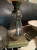Antique Oil Lamps With Pressed And Patterned Glass Bases - 6