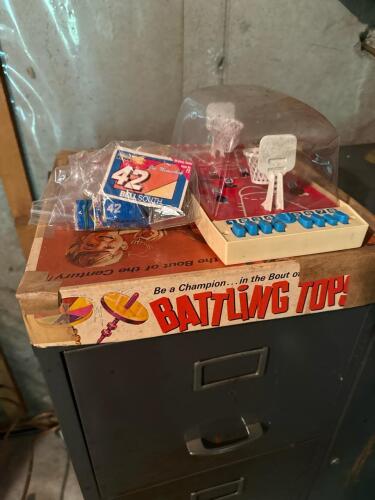 Vintage Game and Toy Car Lot