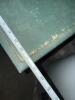 Painted Wood and Metal Table with Lower Shelf, Arts and Crafts-Style - 9
