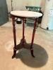 Marble Top Victorian-Style Plant Stand Table